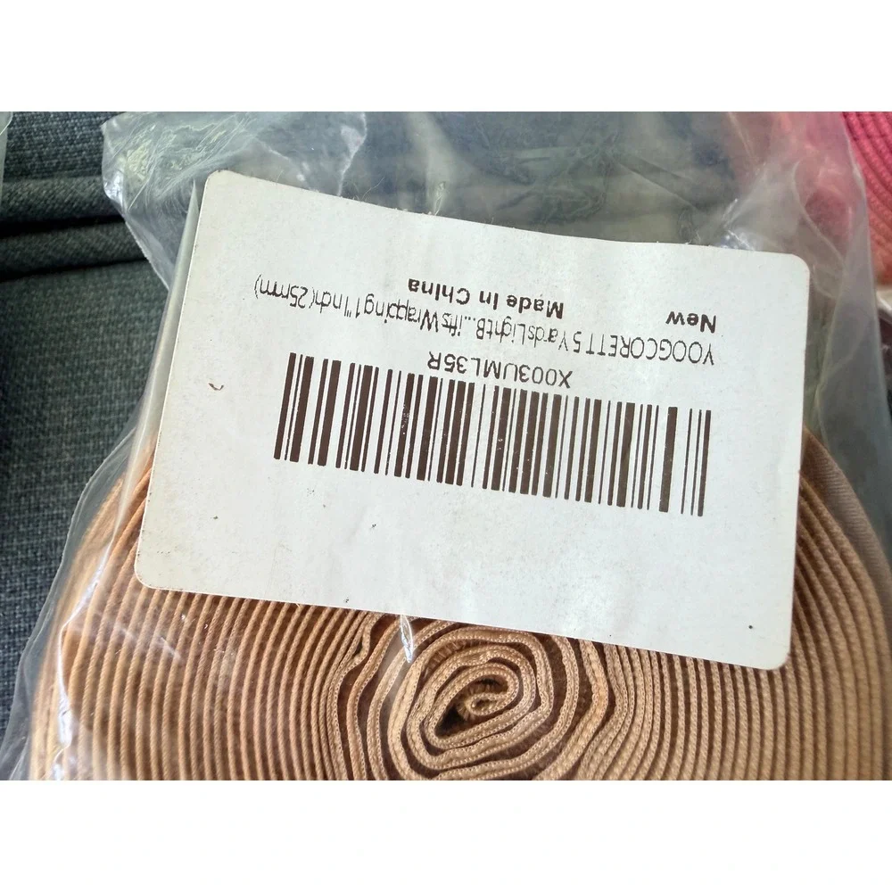 Yoogcorett‎ Velvet Ribbon 3 Rolls 15 Yards Copper 1